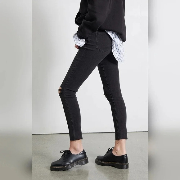 PacSun High Waisted Jeggings, Color Black Size 26 - Picture 3 of 16